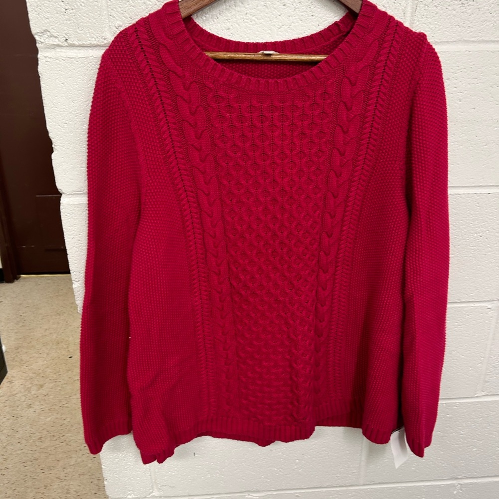 Talbots sweater. XL-Beautiful color and very well-made-100% cotton -heavy❤️❤️❤️